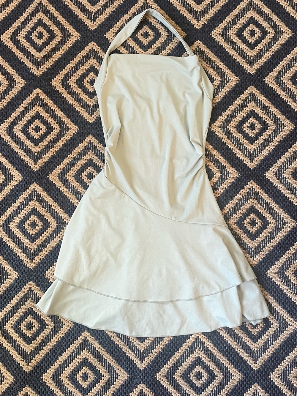 SHEIN Sage Green Halter Ruffle Dress Girls 13Y Bundle Friendly